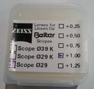 BEITER-REPUESTO SCOPE-LENTES PEQUEÑAS 29 MM 